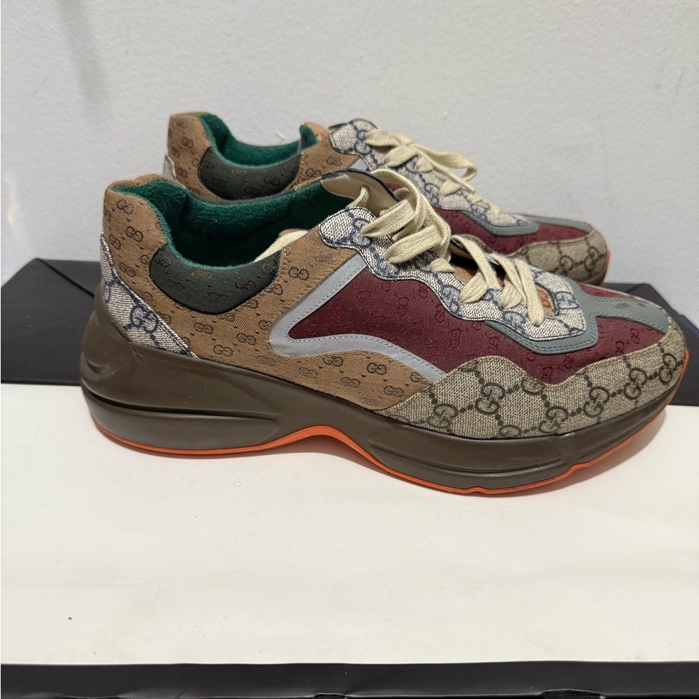Gucci Rhyton Sneakers Size 10 US